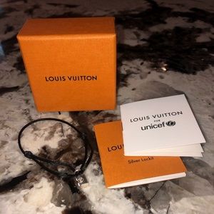 Louis Vuitton for Unicef Silver Locket Bracelet